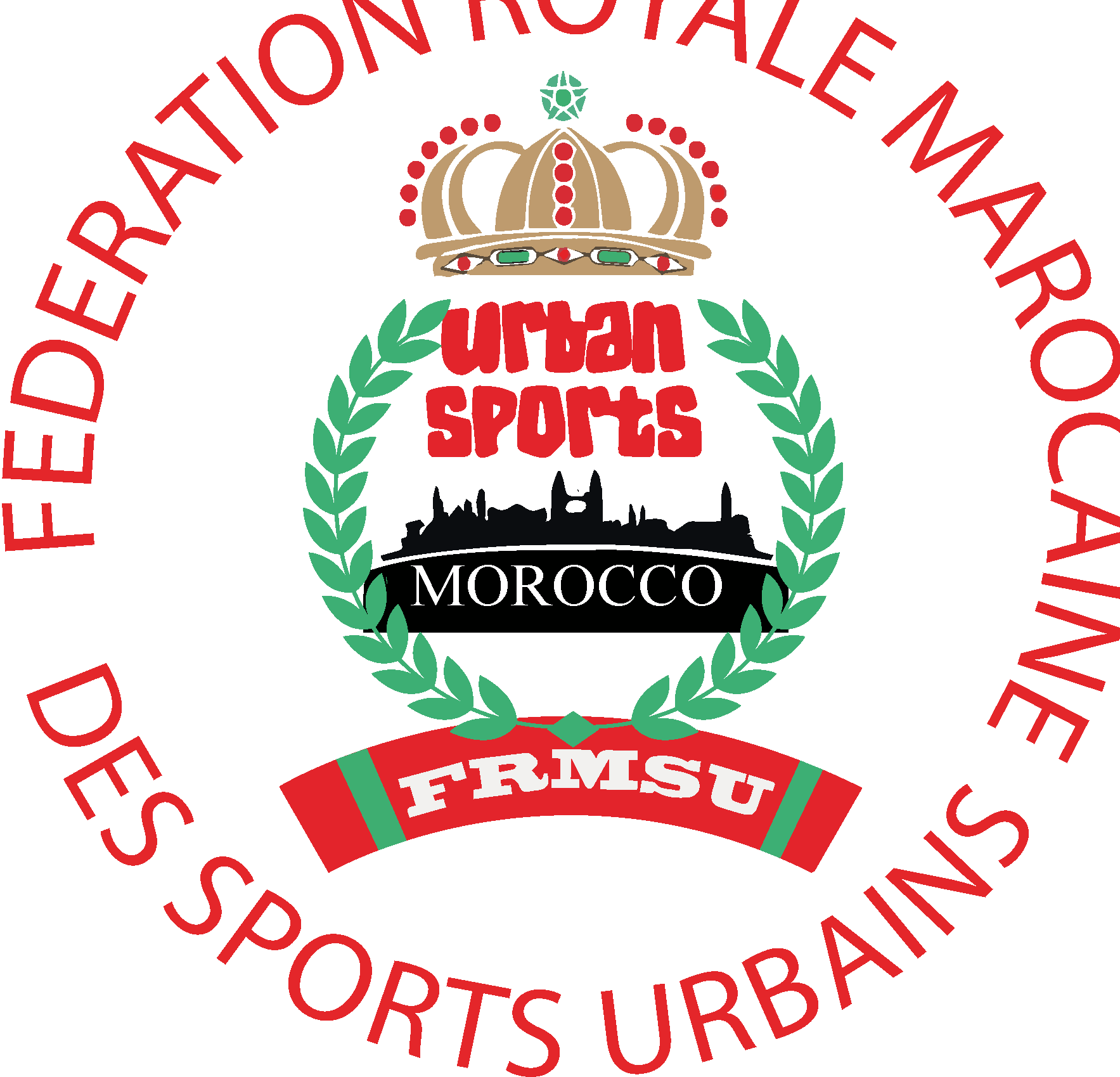FВdВration Royale Marocaine Des Sports Urbains Logo Vector Logo